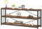Mudmasa Konsolentisch Holz, Bücherregal mit 3 Ebenen, Multifunktionsregal Großer Konsolentisch Schmal Flurregal Für Wohnzimmer, Schlafzimmer, Sofarücken Beistelltisch, 34x178x74 cm