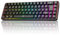 TMKB T68 Gaming Tastatur,60% Kabellos Mechanische RGB Tastatur mit Bluetooth/2.4G/Typ-C,Compact 68 Tasten Anti-Ghosting,Deutsches QWERTZ Layout,Blue Clicky Switch,Schwarz