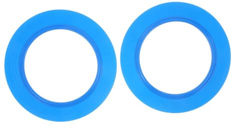 AUTSUPPL 2pcs Toilet Flush Valve Seal Replacement Seal Ring for Toilet Tank Soft Silicone Easy Installation