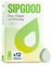 SIPGOOD Pear, Ginger & Ginseng Hydration Drops, Sugar Free Electrolyte Tablets with Vitamins C & D3, Zero Calorie Water Flavouring (12 Drops, 1 pack)