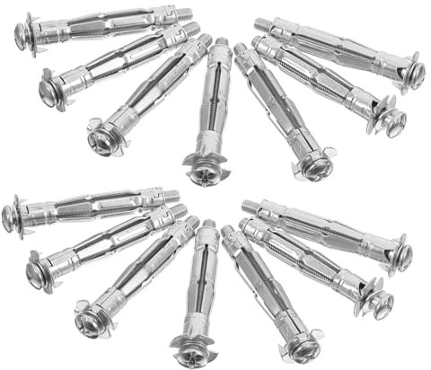 ROMISBABA 30pièces Boulons Pour Plaques Plâtre à Expansion Fixation Rapide Vis Avec Écrous Creux Pour Mur Creux Installation Facile Et Stable Adapté Aux Fixations Plaques Plâtre Et Rebouche