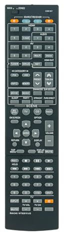 VINABTY RAV345 WT92810US Ersatz Fernbedienung Kompatibel mit Yamaha AV Receiver RX-V571 RX-V771 RXV1600 HTR-6130 RX-V867