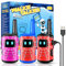 Toyokid Walkie Talkie Kinder 3er Set, Spielzeug ab 3 4 5 6 7 8 9 Jahre Junge Mädchen Spider Walkie Talkie Kinder Aufladbar Geschenk Junge 3-10 Jahre Outdoor Spielzeug ab 3-10 Jahre walki talki