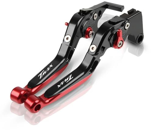 HZlailai Per TMAX 500 Moto TMAX530 2008 2009 2010 2011 Regolabile Pieghevole Estendere Freno Leve Frizione Rosso
