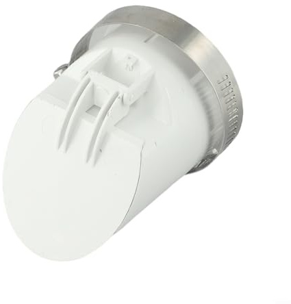 Clapet anti-retour pour tuyau de drainage, anti-odeur et anti-insectes, pour applications extérieures, parfait pour les canalisations de balcon et de jardin (50 mm)