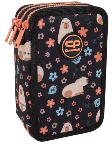 Piórnik trzykomorowy z WYPOSAŻENIEM COOLPACK Capybara