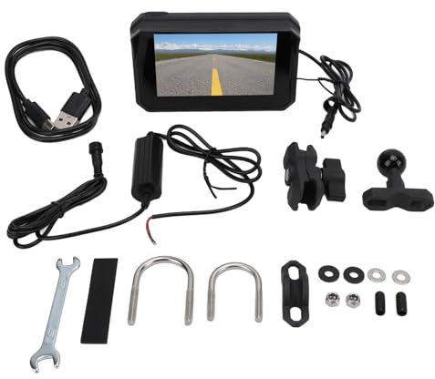 Brilluxa Motorcycle GPS -Navigation, 5 -Zoll -Touchscreen, wasserdicht