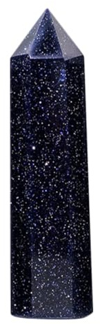 Uonlytech Columna Hexagonal de Cristal Natural para Decoración del Hogar, Piedra de Cristal Cómoda y Compacta Adecuado para Práctica de Yoga