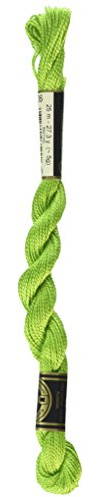 DMC 115 5-907 Pearl Cotton Thread, Light Parrot Green, Size 5