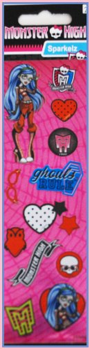 1 Stickerbogen Monster High, 20 x 5 cm