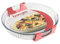 Plat de service en verre pour quiche, tarte, tapas, dessert, rôtissage, pâtisserie, plats de service, tailles au choix (grande taille 32 cm)