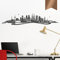 WANDKINGS Wandtattoo Skyline Köln mit Fluss 120 x 25 cm - Kupfer - 35 Farben zur Wahl