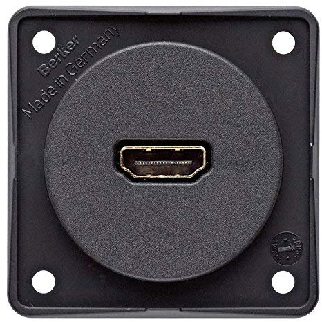 Berker HDMI-Steckdose Integro anthrazit matt lose