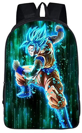 WANHONGYUE Dragon Ball Anime Rucksack Backpack Büchertasche Schulrucksack Schultasche für Schüler Jungen Mädchen /4