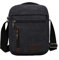 Vohoney Vohoney Herren-Umhängetasche, kleine Umhängetasche, Handtasche, Umhängetasche, Umhängetasche, Handgelenktasche, Segeltuch, Vintage-Umhängetasche, Herren, schwarze Herren-Umhängetasche aus Sege