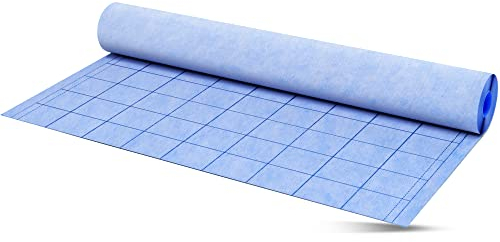 Bauhandel24 - Abdichtungsbahn D11 5m², Abdichtbahn Dusche, Dichtfolie Bad, Dichtbahn Duschelement