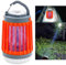 Mini Lampe Anti-moustiques Portable, Lanterne de Camping, Lampe de Camping Rechargeable, éclairage de 8 Heures, Lampe Anti-Mouches électrique USB silencieuse