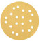 Mirka Gold Universal-Schleifpapier Ø 125mm Klett 19-Loch/Korn P150, 100 Stk/Zum Schleifen von Gips, Spachtel, Spanplatten, Holz, Lack