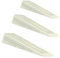 AFFIXERS Pack of 3 Door Stoppers for Floor Anti-Skid, Durable, and Heavy Duty Rubber Door Stops | Ideal for All Types of Surfaces |Cream Door Wedges Indoors