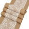 Hjumarayan Tischläufer Jute mit Spitze - 4 Stück Jute Tischläufer mit Spitze 30x275 cm Juteband Tischläufer Käsetuch Tischläufer Tischdeko Hochzeit für Party Outdoor Hochzeit