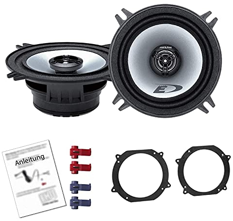 Alpine SXE-1325S Auto Lautsprecher Boxen 400 Watt 13 cm Koax passend für Volvo 850 1991-1996 Türen Front und Heck