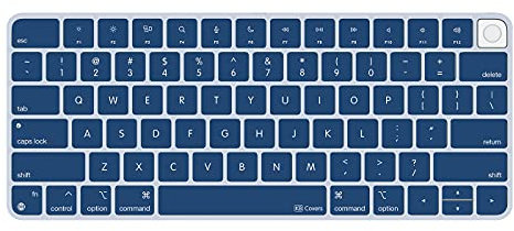 Blue Keyboard Cover for Magic Keyboard w/Touch ID or Lock Button (2021+) (Blue)