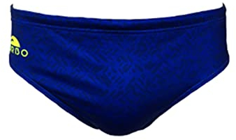 Turbo - Badeanzug Slip Swimsuit Waterpolo Plain Color, Wettkampfsport und Triathlon-Muster, bequeme Passform, Marineblau, 50