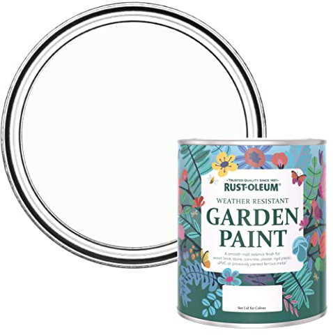 Rust-Oleum Off White Mould Resistant Garden Paint in Matt Finish - Moonstone 750ml