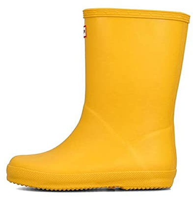Hunter Kids First Classic Stivali Bambino Giallo - 33 - Stivali da Pioggia Shoes