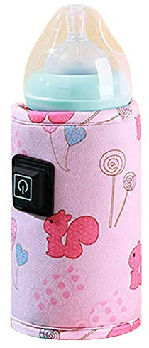huihuijia Travel Bottle Warmer Mam Bottle Warmer Bag Milk Warmer Baby Portable Milk Bottle Warmer Baby Bottle Warmer Travel Baby Bottle Warmer Baby Bottle Bag pink