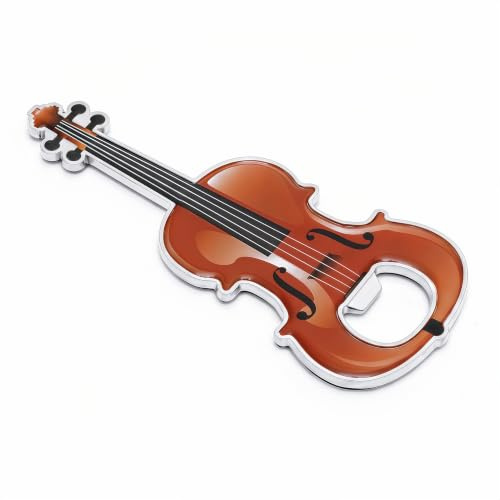 LanHong 1 Stück/Set Flaschenöffner Bier Violine Form Flaschenöffner Violine Geschenk Küche Gadgets für Trinker Musik Violine Liebhaber