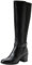 Geox D New Asheel, Stivali Alti al Ginocchio Donna, Nero, 39.5 EU