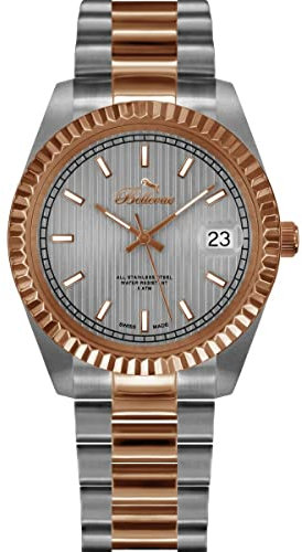 Bellevue Women's Analog-Digital Automatic Uhr mit Armband S0367692