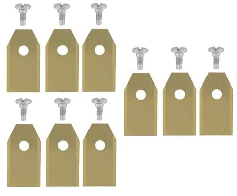 Mähroboter Ersatzmesser, Rasenrobotermesserklinge Titan9 Stück passend für FLYMO - GARDENA - HUSQVARNA