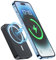 NOHON Batería Externa Power Bank Magnético 10000mAh: Wireless Powerbank | Inalámbrico Cargador Portátil 20W PD USB-C Carga Rápida | Compatible con iPhone 15 14 13 12 Mini Pro ProMax | Negro