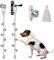 GINIDEAR Dog Bells to Go Outside & Puppy Potty Training, Adjustable Dog Door Bell Ring to Go Potty, Handmade with Premium Yarn. Twisted Style, Beige 2 Count