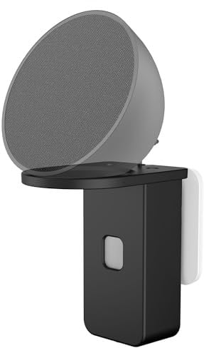 Cozycase Plug Wall Mount for Pop/Dot Stand Holder Built-in Cable Management Compatible with Google Nest/Home Mini(Black)