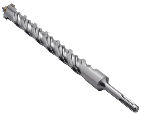 SDS Plus Bohrhammer für Beton, 28 x 310 mm | Mauerwerk-Bit, Ziegel und Zement, Länge: 310 mm, 28 mm