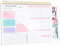 Weekly Planner To Do List Pad, Undated Weekly Planner Notebook 52 Tear off Sheets─To Do List Notebook for Study Work, Includes 4 Sheets of Stickers, 22 X 28 cm-Pink-1 Year of Use