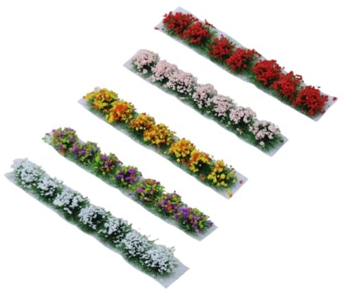 LuLiyLdJ Herbe Modelisme, Herbe Artificielle Modelisme, Fausse Herbe Maquette, Herbe Statique Modélisme, Touffe d'herbe Statique, Herbe Miniature Maquette, pour DIY Déco Paysage Jardin, 35 pièce