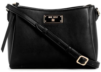Nine West Leonel Crossbody Designer, Schwarz