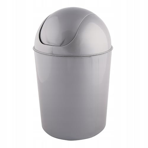 Altom Schwingdeckeleimer Oscar 7 l Silber