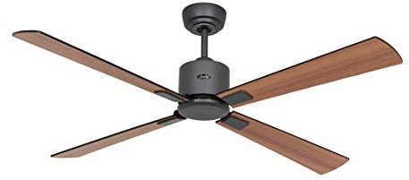 CasaFan ECO NEO III 132 WiFi Deckenventilator - Energiesparender & leiser Ventilator mit hochwertigen Holzflügeln | 6 Geschwindigkeiten inkl Fernbedienung | für Räume bis 25 qm & Schrägen bis 23°