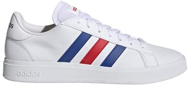 adidas Grand Court Shoes, Tennisschuhe für Damen, Mehrfarbig (Cloud White Royal Blue Vivid Red), 42 EU