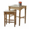 Loberon Beistelltisch 2er Set Benoique, Platzsparend Ineinander Schiebbar, Rustikaler Charme, Zeitlose Eleganz, Ablage, Beistellmöbel, Abstelltisch, Mangoholz, braun