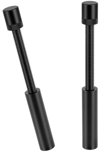 ZPLASK 2 Pcs Gpu Support, Gpu Support Bracket, Graphics Card Support, Aluminum Alloy Gpu Sag Bracket Black Gpu Stand Bracket Adjustable 74-120MM for Graphics Card Video Card