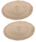 CRILSTYLEO 2st Tischset Esstischdekoration Desktop-schmuck Kaffee Untersetzer Praktisches Geschirr Heiße Pads Tischschmuck Makramee-untersetzer Matte Für Getränke Coffee Baumwollgarn