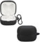 carinacoco Silicone Case for Sony LinkBuds Fit with Carabiner, Soft and Flexible, Ultra-Thin Shockproof Cover Slim-Fit Anti-Fall Earphone Case for Sony LinkBuds Fit, Black