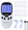 XPJBKC TENS Gerät Schmerztherapie, 2 Kanäle TENS/EMS Gerät Reizstromgerät zur Schmerzlinderung, Muskelstimulator mit 6 Modi, 11 Intensitäten und 8 Stück Elektroden Pads für Bein, Rücken, Nacken