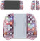 Einprovken Controller Wireless Bluetooth Interruttore, Interruttore OLED, Switch Lite & PC Supporta Wake Up, Sei Assi, Turbo, Doppia Vibrazione (Rosa)